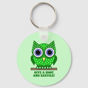 uil recyclen sleutelhanger