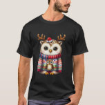 Uil rendier Pet Santa Christmas Funny Uil Xmas T-shirt<br><div class="desc">Uil rendier Pet Santa Christmas Funny Uil Xmas</div>