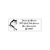 Uil retouradres Zelfinktstempel Zelfinktende Stempel (Design)