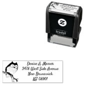 Uil retouradres Zelfinktstempel Zelfinktende Stempel (In situ)