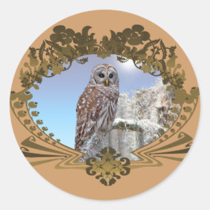 Uil Ronde Sticker