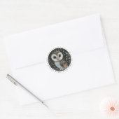 Uil ronde Stickers (Envelop)
