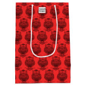 Uil (rood) - Cadeautas (Achterkant)