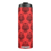 Uil (rood) - Thermische tumbler Thermosbeker (Voorkant)