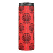 Uil (rood) - Thermische tumbler Thermosbeker (Achterkant)