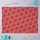 Uil (rood) - Tissuepapier (Craft)