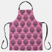 Uil (roze) - Schort (Voorkant)