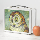 uil schattig illustratie schuur uil blauwgroen br (In situ)