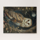 Uil schilderij Puzzel (Horizontaal)