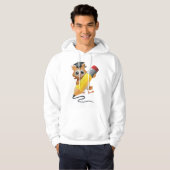 Uil Schrijft Hoodie (Voorkant volledig)