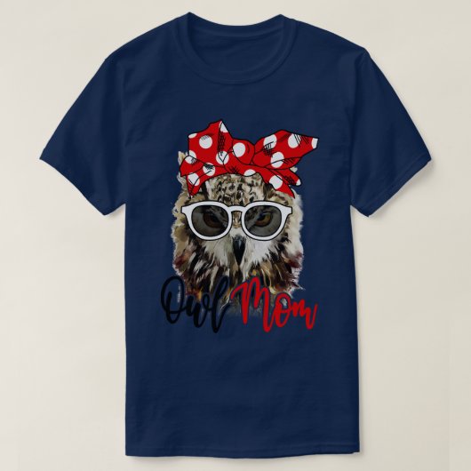 Uil Shirt Uil Moeder Bandana (Design voorkant)