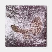 Uil Silent Flight Magneet (Voorkant)