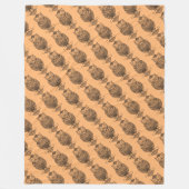 Uil (sinaasappel) - Sherpa Deken (Voorkant)