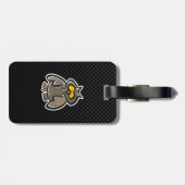 Uil; Slank Bagagelabel (Achterkant horizontaal)