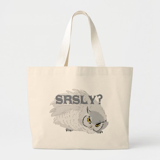 Uil SLY? Grote Tote Bag (Voorkant)