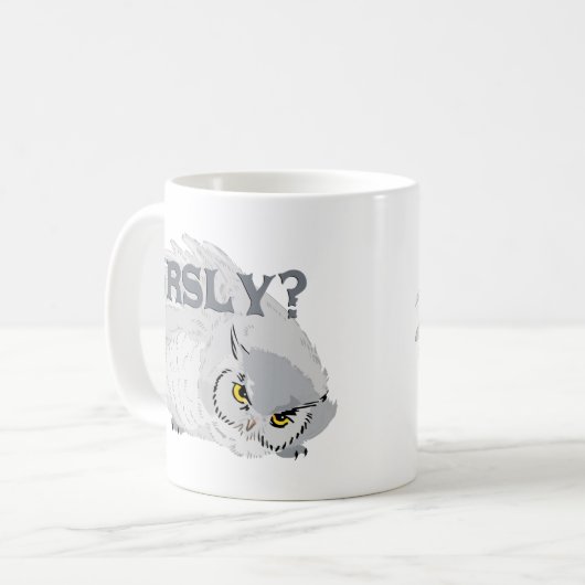 Uil SLY? Koffiemok (Voorkant links)