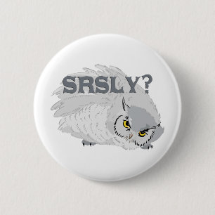 Uil SLY? Ronde Button 5,7 Cm