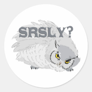 Uil SLY? Ronde Sticker