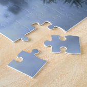 Uil Sneeuw Sneeuw Uil Vogel Winter Bos Legpuzzel (Zijkant)