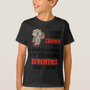 Uil Sorry, ik ben chagrijnig, ik doorloop mijn ver T-shirt