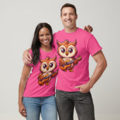 Uil Spelen Gitaar T-shirt (Unisex)