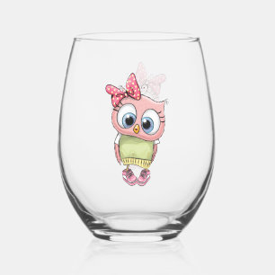 Uil Steel Glas voor Wijn