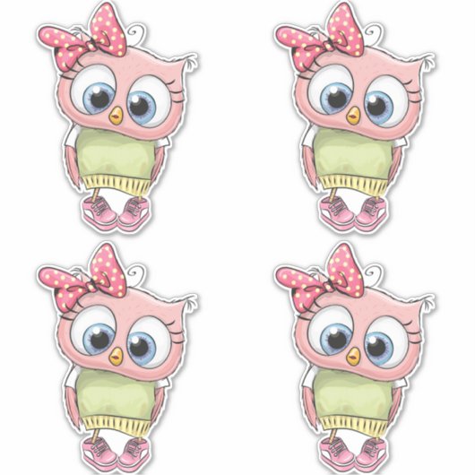 Uil Sticker (Voorkant)