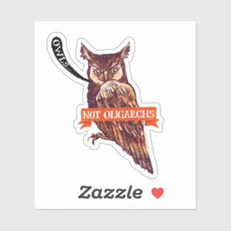uil Sticker Politieke verklaring | oligarch