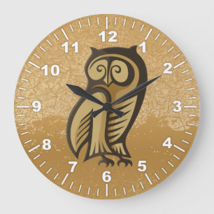 Uil Symbool Kleur Grote Klok
