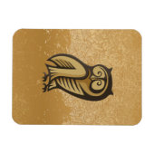 Uil Symbool Kleur Magneet (Horizontaal)