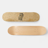 Uil Symbool Kleur Persoonlijk Skateboard (Horizontaal)