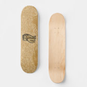 Uil Symbool Kleur Persoonlijk Skateboard (Voorkant)