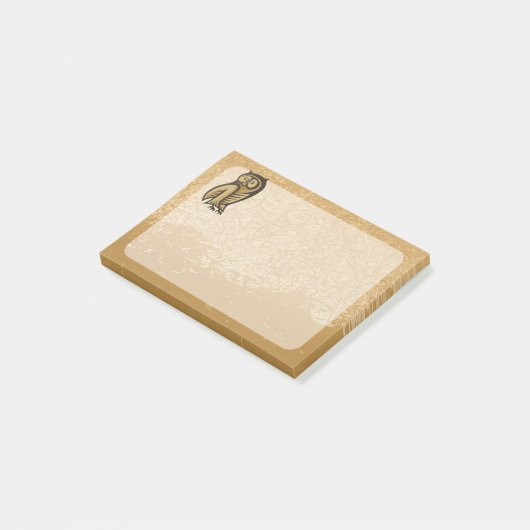 Uil Symbool Kleur Post-it® Notes (Schuin)