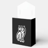 Uil Symbool Wit Bedankdoosjes (Geopend)