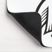 Uil Symbool Zwart Muismat (Hoek)