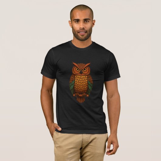 uil t-shirt (Voorkant volledig)