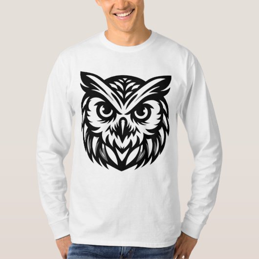 uil t-shirt (Voorkant)