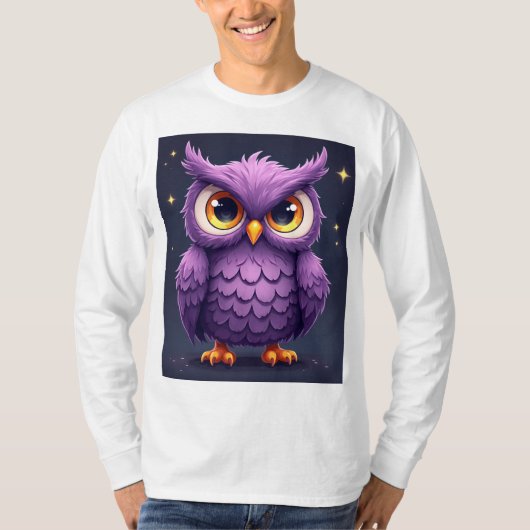 uil t-shirt (Voorkant)
