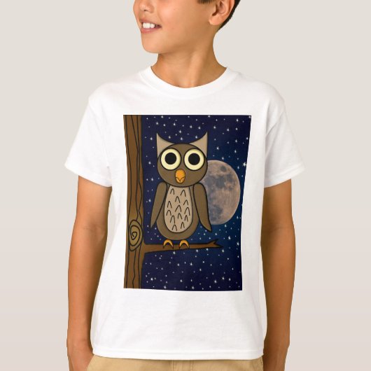 uil t-shirt (Voorkant)