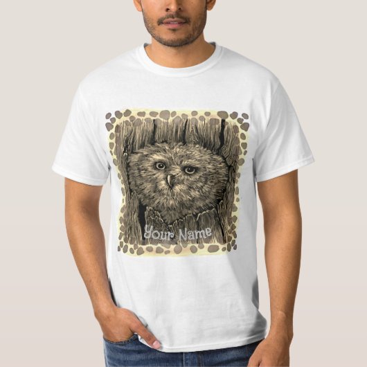 Uil T-Shirt (Voorkant)