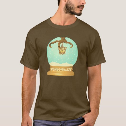 Uil talon bone kroonluchter herfst unique Snow wer T-shirt (Voorkant)
