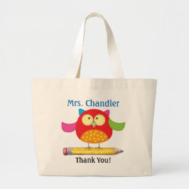 Uil Teacher Canvas tas
