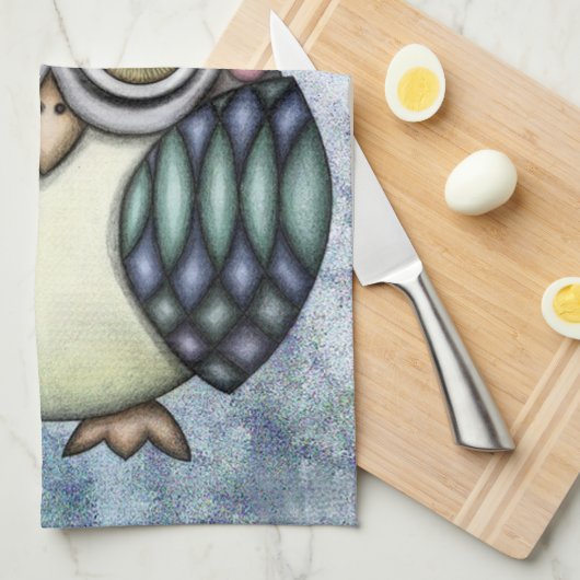 Uil Theedoek (Quarter Fold)