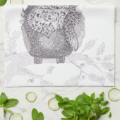 Uil Theedoek (Gevouwen)