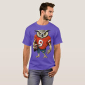 Uil Touchdown Amerikaans T-shirt (Voorkant volledig)