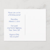 Uil Twin Boys Verjaardag Uitnodigen Uitnodiging Briefkaart (Achterkant)