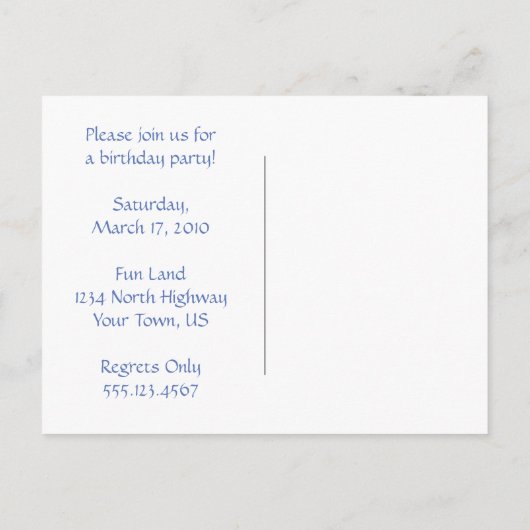 Uil Twin Boys Verjaardag Uitnodigen Uitnodiging Briefkaart (Achterkant)