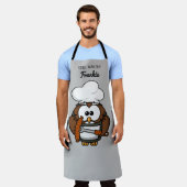 Uil Vader Grillmaster Grill Apron Schort (Gedragen)