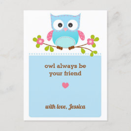 Uil Valentijn Kaarten voor Kids Classroom Exchange Feestdagenkaart