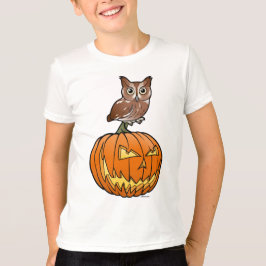 Uil van de Doordringende kreet van Halloween de T-shirt